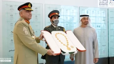 COAS gets UAE’s highest civil award