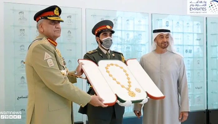 COAS gets UAE’s highest civil award