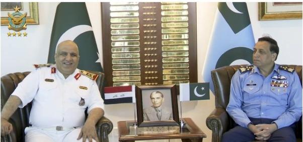 Commander Iraqi Navy Calls On Air Chief