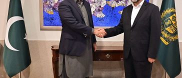 Foreign Minister Bilawal Bhutto Zardari receives Iranian Minister for Roads and Urban Development