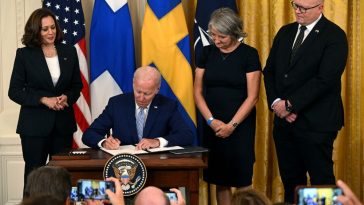 Joe Biden signs ratification of Finland, Sweden NATO Bids