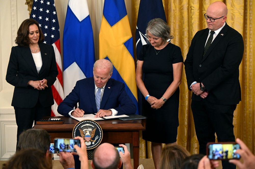 Joe Biden signs ratification of Finland, Sweden NATO Bids