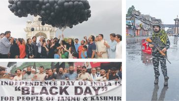 Kashmiris mark India’s independence with protests