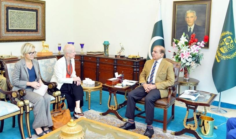 Shehbaz sees strong relations with EU