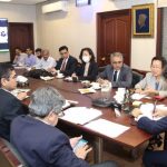 Chairman P&D Board Meets Supee Teravaninthorn, DG, Asian Infrastructure Investment Bank