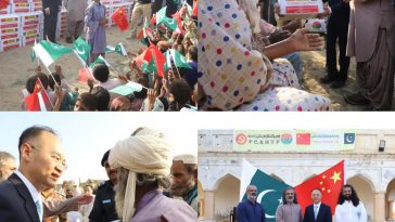 Chinese envoy distributes relief packages to flood-affected people