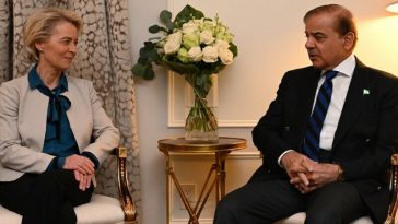 EU Commission chief pledges more humanitarian aid in ‘coming weeks’ for flood-hit Pakistan