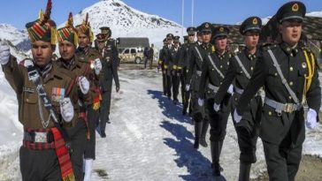 Indian and Chinese troops disengaging from western Himalayan area