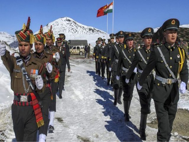 Indian and Chinese troops disengaging from western Himalayan area