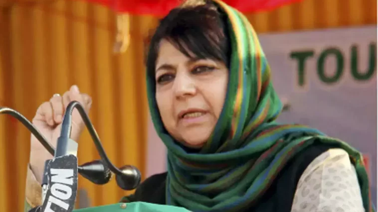 Mehbooba blames BJP policies for growing public anger in IIOJK