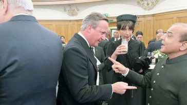 PM interacts with former UK PMs, opposition leader, Mayor of London