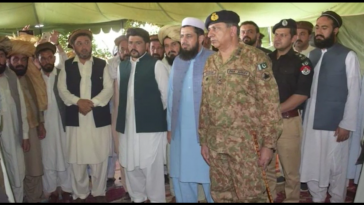 Peshawar corps commander visits martyred captain's family