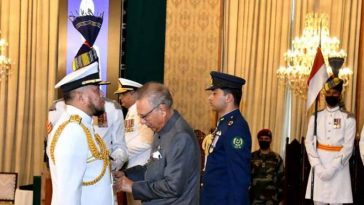President Alvi confers Nishan-e-Imtiaz (M) on Malaysia’s navy chief
