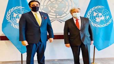 UN Secretary-General Meets FM Bilawal Bhutto