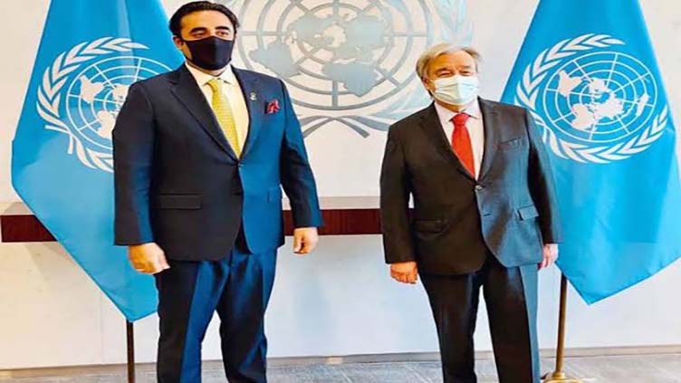 UN Secretary-General Meets FM Bilawal Bhutto
