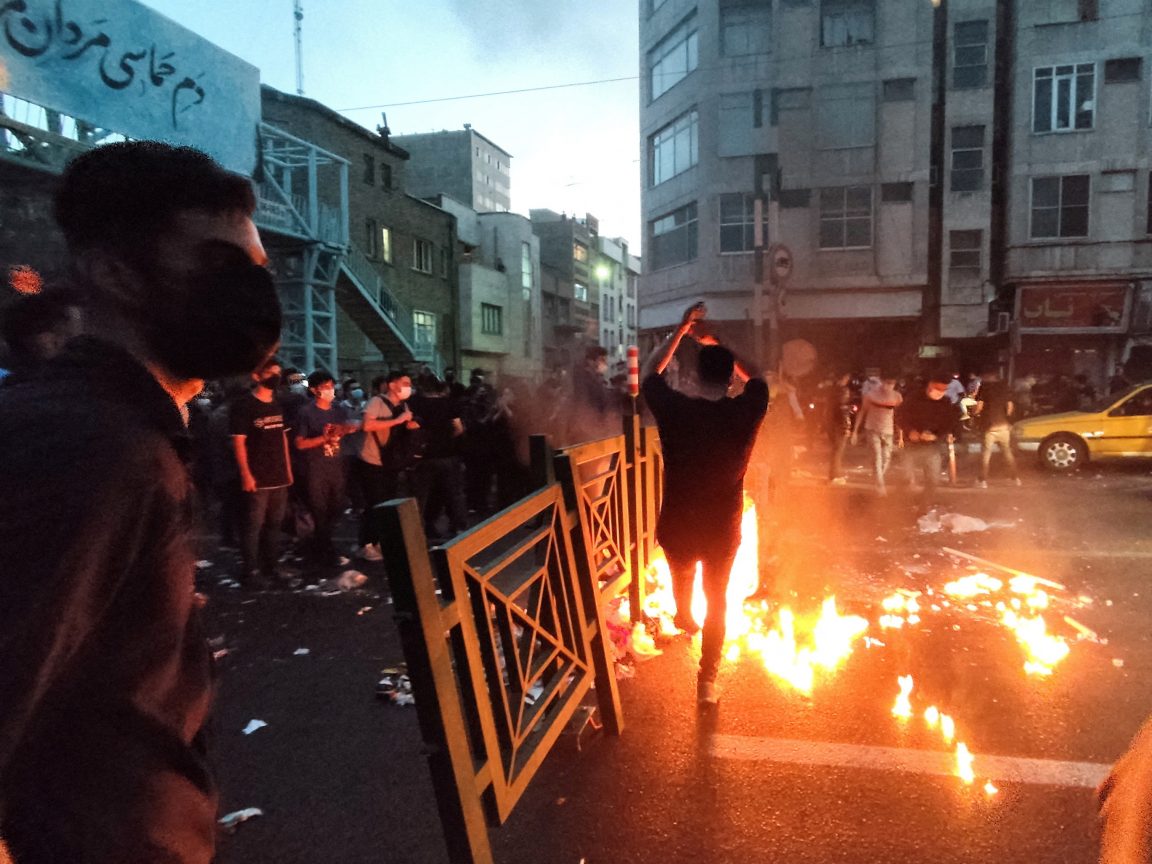 t Tehran's suppression of protests