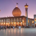 A view of the Shahcheragh shrine in Shiiraz, Iran.