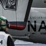 An E-2D Advanced Hawkeye prepares to launch