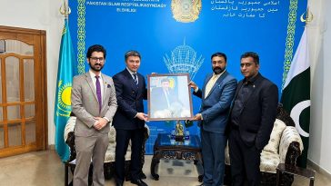 A delegation of Global Affairs visited The Embassy of Kazakhstan in Pakistan