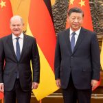German Chancellor Olaf Scholz has urged China to use its influence on Russia to stop the war in Ukraine, during talks with President Xi Jinping in Beijing. Mr Scholz said both countries had agreed Russia's nuclear threats were "irresponsible and highly dangerous". The Chinese president has refused to condemn Vladimir Putin's invasion. But he said the global community should back bids to end the crisis peacefully and oppose the use or threatened use of nuclear arms, Chinese reports said. Reporting on the two leaders' conclusions, China's foreign ministry did not quote President Xi as using the words "irresponsible" or "highly dangerous". The trip has sparked concern in Germany and elsewhere in Europe, after the Chinese leader recently cemented his grip on power. Mr Scholz's visit to China is both short, at just 11 hours, and controversial. He's the first Western leader to travel to Beijing since the global pandemic and the first to meet President Xi since he tightened his grip on power at the Communist Party National Congress last month. The timing is seen as highly questionable by many in Europe - including members of Mr Scholz's own government, who worry that his presence will serve to burnish the domestic reputation of an increasingly authoritarian Mr Xi. But the German chancellor, like his predecessor Angela Merkel, argues that global problems can only be solved through co-operation with China. Meeting face to face, he said, facilitated discussion, even of issues over which both countries strongly disagree. Olaf ScholzReuters We will seek co-operation where it lies in our mutual interest, but we will not ignore controversies... When I travel to Beijing as German chancellor, I do so also as a European Chancellor Olaf Scholz In Frankfurter Allgemeine Zeitung 1px transparent line So what has he achieved? There was a mutual acknowledgment that times were tough; President Xi expressed his desire to work together in "times of change and turmoil". There was an agreement to keep talking - about the war in Ukraine, global food and energy security, climate change and the global pandemic. Mr Scholz repeated Germany's position on Taiwan - any change of the status quo must be peaceful and with mutual agreement - and on human rights - they must be protected, especially with regard to minorities in Xinjiang. The visit will be closely scrutinised in Europe's capitals. Mr Scholz came to power promising a values-led foreign policy and a change in Germany's approach to China; a pledge he reiterated prior to his visit. "If China is changing then our approach to China must change," he said. But many in Germany and in Europe simply don't trust him on that; in part because of a recent - and controversial - proposal to sell a stake in the port of Hamburg to a Chinese company. Six of his ministers opposed the deal and the security services urged caution but Mr Scholz reportedly forced through an agreement, albeit one that reduced the size and influence of the stake. The suspicion in Berlin was that he wanted a "gift" to take to China. And Mr Scholz chose to travel with a delegation of executives from German companies like BASF, Volkswagen and Bayer. "The signal that's being sent is that we want to extend and intensify our economic co-operation," said one Green politician, whose party has long sought a tougher stance on China. A quality inspector makes the final inspection of a Daimler axle housing before packing it for export at the Daimler axle housing production plant in Qingdao, Shandong Province, China, January 20, 2022 IMAGE SOURCE,GETTY IMAGES Image caption, German company Daimler is expanding its resources in China Taking executives along was standard practice for Mr Scholz's predecessor, Angela Merkel, who pursued a policy of "Change through Trade," believing that economic ties could influence political relations with countries like China and Russia. But Germany's reliance on cheap Russian energy laid bare the inherent flaws of that strategy. And China, once a partner, is now also viewed as a rival in Berlin. And, when President Xi urged "deeper co-operation" with Berlin on Friday, a shudder will have run down the spine of those who worry that German business is too closely woven into China. What would happen they ask, in the event that China invaded Taiwan? More than a million German jobs depend on the relationship. Take, as an example, the car giant Daimler which sells more than a third of its vehicles in China. In the first half of this year, German businesses invested more in the country than ever before; the chemical company BASF has just opened a new plant in south China and expects to invest €10bn (£8.75bn) in the site by the end of this decade. Few in Berlin would urge Germany to "decouple" from China. As one business leader put it on the eve of Mr Scholz's trip: "The advice can only be not to smash any Chinese porcelain now." But there is considerable appetite to insulate Germany against too great a dependency. And Mr Scholz must perform a tricky balancing act. Protect the German economy without risking accusations (there've been a fair few in recent months) that he's putting German business interests above all others. Mr Scholz's response to a shifting China may yet come to be the defining test of his chancellorship. line Scholz trip ruffles feathers in Europe Analysis box by Katya Adler, Europe editor Germany is the EU's most powerful economy and arguably most influential member, so what it says and does matters. I once suggested former Angela Merkel could be viewed at times like a European Donald Trump for the way she tended to put Germany first. Wider EU concerns were ignored in favour of lucrative German energy and trade contracts with Russia and China. She demanded EU austerity measures for Mediterranean member states during the eurozone crisis to protect German taxpayers from incurring shared debt. Olaf Scholz is Mrs Merkel's successor in far more than just name, in the minds of many EU leaders. His massive aid package to help German businesses with high energy prices is viewed as giving them an unfair competitive advantage on the European single market. And his trip to China, announced but not co-ordinated with others in the EU, ruffled feathers Europe-wide. France's Emmanuel Macron recently warned Mr Scholz he risked becoming isolated. As Europe, and Germany first and foremost, weans itself off its dependency on Russian gas, the question is this: Is Berlin, blinded by the prospect of business deals, binding itself too close to China? French President Emmanuel Macron has been pushing for years for the EU to become less beholden to Beijing. Critics accused him of protectionism. But after global supply-chain breakdowns during the Covid-19 pandemic, the "weaponisation" of energy imports/exports after Russia's invasion of Ukraine and Donald Trump's presidency, it became clear Europe should no longer rely so heavily on the US in terms of security. With Mr Macron's insistence on the continent becoming more cohesive and self-reliant, diversifying its trade partners began to seem sensible to Brussels. Olaf Scholz is viewed as worryingly out of step.